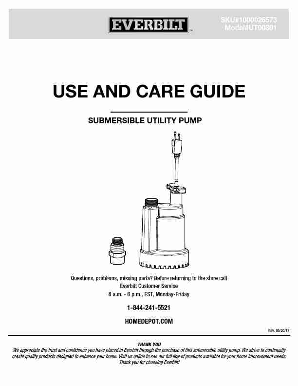 Everbilt 1 6 Hp Submersible Utility Pump Manual-page_pdf